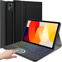 Capa de teclado DKAHOEE retroiluminada Touchpad para Xiaomi Redmi Pad SE 11" 2023