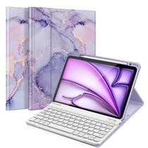 Capa de teclado Fintie para iPad Air de 11 polegadas M2 (2024) lilás