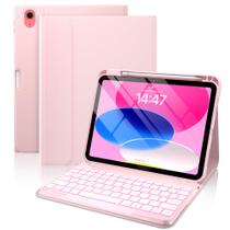 Capa de teclado Folio para iPad de 10ª geração 2022 10,9" com porta-lápis