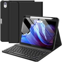 Capa de teclado FUWANG para iPad Air de 11 polegadas com teclado preto