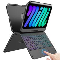 Capa de teclado FUWANG Touchpad para iPad Mini 7/6 8,3" 2021/2024 Capa de teclado FUWANG Touchpad para iPad Mini 7/6 8,3" 2021/2024