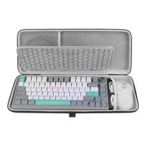 Capa de teclado Geekria Hard Shell Travel Bag para 75% de 84 teclas