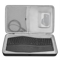 Capa de teclado Geekria Hard Shell Travel para Logitech Ergo K860