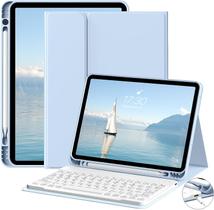 Capa de teclado GKABXY para iPad 11" 2025 e 10,9" 2022 azul