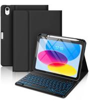 Capa de Teclado Hamile para iPad 10ª Geração (10,9") com Porta-Lápis