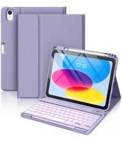 Capa de Teclado Hamile para iPad 10ª Geração (10,9") com Porta-Lápis