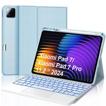Capa de teclado IVEOPPE Xiaomi Pad 7/7 Pro 11.2" Retroiluminada
