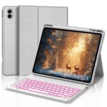 Capa de teclado IVEOPPE Xiaomi Redmi Pad Pro 12.1" 7 cores retroiluminada