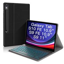 Capa de teclado JUQITECH para Samsung Galaxy Tab S10 FE/S9 FE