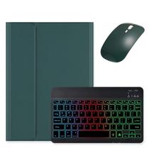Capa de teclado kaidisen para iPad Air 11" M3/M2 (2025/2024) verde escuro