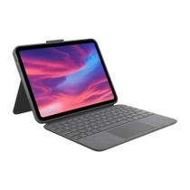Capa de Teclado Logitech Combo Touch para iPad 10ª Geração - Cinza