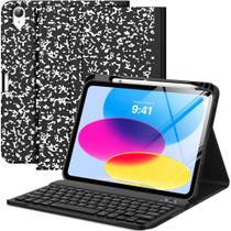 Capa de teclado MoKo para iPad de 11ª geração de 11 polegadas 2025 com lápis