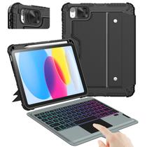 Capa de teclado Nillkin iPad A16 (11ª geração) /10ª geração preta Capa de teclado Nillkin iPad A16 (11ª geração) /10ª geração preta