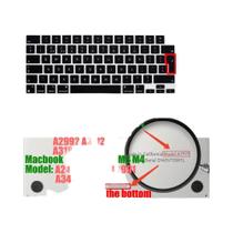 Capa De Teclado Para MacBook Air 15.2 13.6 14.2 16 Para Chip M4 M3 M2 M1 pro A3401 A3186 A3112 A3403
