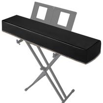 Capa de teclado para piano Toyoget 88 teclas Black Leather Luxury