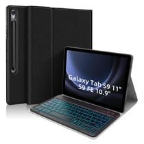 Capa de teclado PIMOFEE para Samsung Galaxy Tab S10 FE/S9 FE