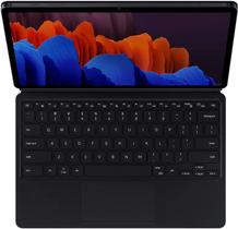 Capa de Teclado Preta para Samsung Galaxy Tab S7+