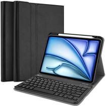 Capa de teclado ProCase para iPad Air 6th 11 polegadas 2024 preta