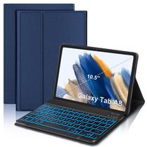 Capa de teclado SENGBIRCH Galaxy Tab A8 10.5" Bluetooth retroiluminada