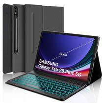 Capa de Teclado SENGBIRCH Samsung Galaxy Tab S9+ 12.4" Bluetooth