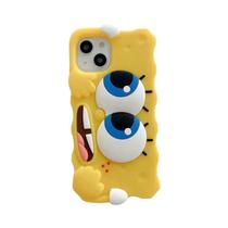 Capa De Telefone 3D Do Spongebob Com Olhos Grandes Para iPhone 15 14 13 12 11 pro Max XS X XR 7 8 Capa De Telefone 3D Do Spongebob Com Olhos Grandes Para iPhone 15 14 13 12 11 pro Max XS X XR 7 8