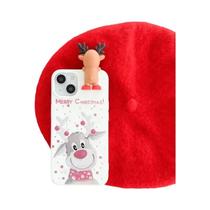 Capa De Telefone 3D TPU De Rena De Natal Para iPhone, Protetor De Tela À Prova De Choque, Compatível Capa De Telefone 3D TPU De Rena De Natal Para iPhone, Protetor De Tela À Prova De Choque, Compatível