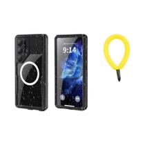 Capa De Telefone À Prova d'Água IP68 Com Alça Magnética Para Samsung Galaxy S25 Ultra S24 Ultra S23 Capa De Telefone À Prova d'Água IP68 Com Alça Magnética Para Samsung Galaxy S25 Ultra S24 Ultra S23