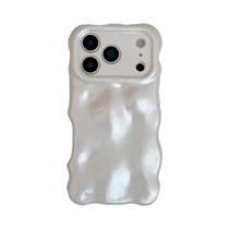 Capa De Telefone À Prova De Choque Branca Pérola Para iPhone 17 16 15 14 13 12 pro Max plus Air