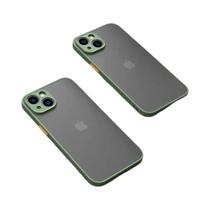 Capa De Telefone À Prova De Choque De Silicone Fosco Para iPhone 13 12 11 14 pro Max Mini X XS Max