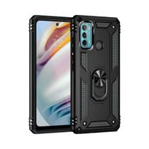 Capa De Telefone À Prova De Choque Para Moto G60 G71 G50 G40 G52 G31 G10 G20 G30 Com Suporte De Anel - NONE