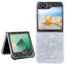 Capa de telefone Abbery para Samsung Galaxy Z Flip 6 Clear Holographic Capa de telefone Abbery para Samsung Galaxy Z Flip 6 Clear Holographic