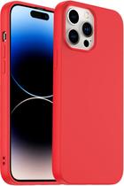 Capa de telefone Amytor projetada para iPhone 14 Pro Max (vermelha)