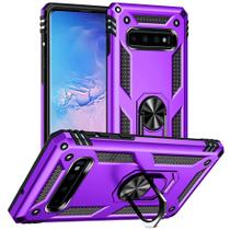 Capa de telefone Aozuoton para Samsung Galaxy S10 roxa