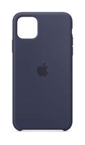 Capa de telefone Apple iPhone 11 Pro Max de silicone azul meia-noite Capa de telefone Apple iPhone 11 Pro Max de silicone azul meia-noite