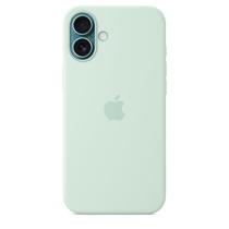 Capa de telefone Apple iPhone 16 Plus de silicone com MagSafe Aquamarine