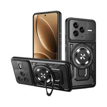 Capa De Telefone Armored Com Suporte Magnético Rotativo De 360 Graus Para Mi Poco F7 pro X7 Pro,