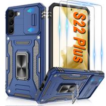 Capa de telefone ATUMP Galaxy S22 Plus 6,6" à prova de choque azul marinho