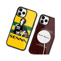 Capa De Telefone Ayrton Senna F1 Driver Para iPhone Magsafe Compatível Com Carregamento Sem Fio