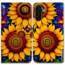 Capa de telefone Bcov Beautiful Sunflowers Leather Galaxy A17 5G Capa de telefone Bcov Beautiful Sunflowers Leather Galaxy A17 5G