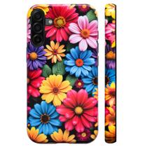 Capa de telefone Bcov de camada dupla para Samsung Galaxy A17 5G com flores Capa de telefone Bcov de camada dupla para Samsung Galaxy A17 5G com flores