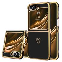 Capa de telefone BENTOBEN Samsung Galaxy Z Flip 6 5G TPU preta