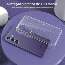 Capa De Telefone Brilhante Para Samsung Galaxy S24 Ultra S23 FE S22 plus S21 S20 Note 20 A14 A54 A34