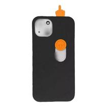 Capa de telefone, capa deslizante com dedo médio impresso em 3D Capa de telefone, capa deslizante com dedo médio impresso em 3D