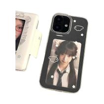 Capa De Telefone Cartoon Com Asas De Estrela Branca Para iPhone 17 16 15 pro Max 14 13 12 11 X XR XS