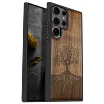 Capa de telefone Carveit Wood para Samsung Galaxy S25 Ultra