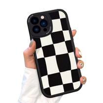 Capa de telefone Casechics compatível com iPhone 16 preta