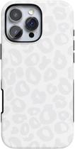 Capa de telefone Casely Into The Wild White Snow Leopard iPhone 16 Pro