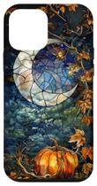 Capa de telefone Celestial Halloween Mosaic Stained Glass para iPhone 12 mini