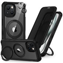 Capa de telefone CENHUFO para iPhone 15 Plus com tela de privacidade preta