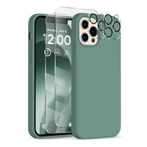 Capa de telefone COFFKER para iPhone 12 Pro Max com protetores Capa de telefone COFFKER para iPhone 12 Pro Max com protetores